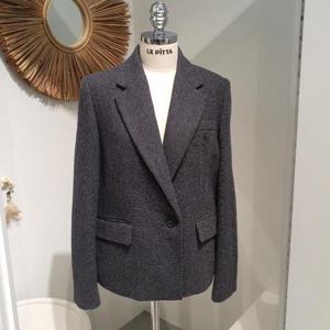 르피타 HC06 데일리 테일러드 포켓 헤링본 자켓(네이비) L254UJKA52