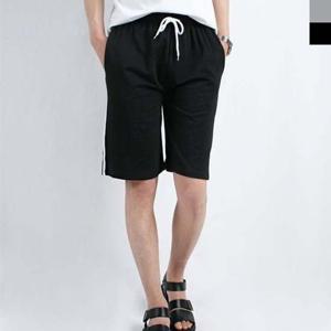 커플 남자 2줄 5부 트레이닝 반바지 운동복