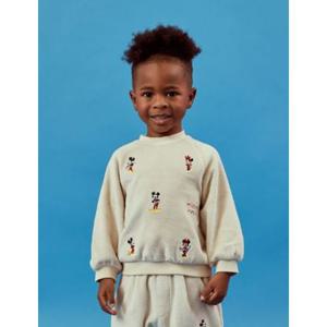 [디즈니베이비]미키미니자수벨로아맨투맨(BEIGE)_79S721005