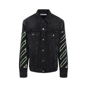 오프화이트 데님 자켓 OMYE09BS25DEN004 1350 BLUE