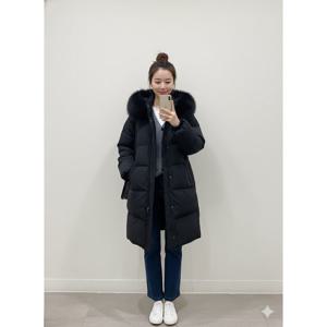 [숲]중기장 폭스퍼후드 덕다운패딩  SBBDO911