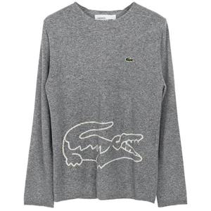 꼼데가르송 X 라코스테 그레이 로고 울 니트 FLN003W23 GREY