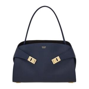 페라가모 허그 소프트 미디엄 바이컬러 숄더백 219816 0789711