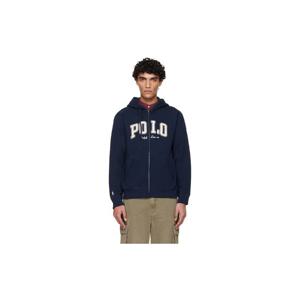 26 SS 폴로 랄프로렌 남성 네이비 로고 플리스 집업 후드티 252213M202009