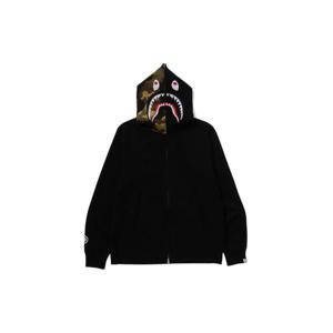 베이프 퍼스트 샤크 풀 집 후드 블랙 0ZXSWM115005N