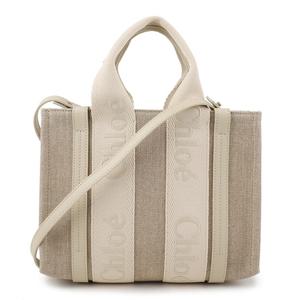 (명품) 끌로에 리넨 스몰 우디 토트백 CHC23AS3