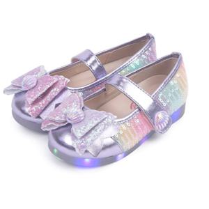 [토박스] (150-190mm) 베이비브레스 다이아나 뉴 아리엘 라벤더 LED불빛 구두 BBKCG1TSAR11