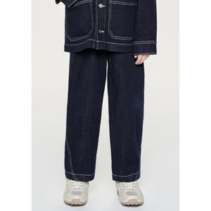 MLB키즈 베이직 데님라이크 커브드 팬츠 (7ADPB026150NYS)