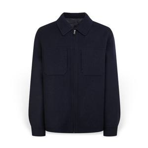 [헤지스] 남성 솔리드 울혼방 점퍼 HZJU6A106N2