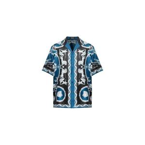 26 SS 베르사체 버튼 클로저 패턴 셔츠 10039261A16096 TP449593252