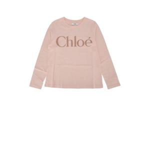 끌로에 키즈 키즈 피치 긴팔 티셔츠 C20650 46J