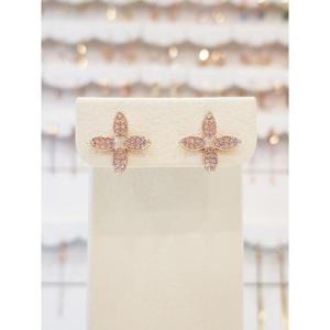 볼라레 세이브존01 오목한 파베 큐빅 은침 귀걸이 spe791