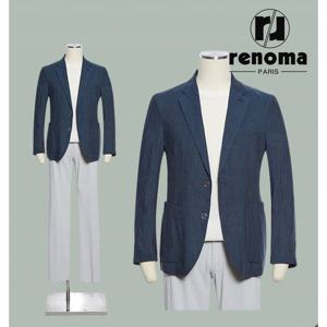[레노마캐주얼]SS 봄여름 네이비 마 100 프리미엄 스트레치 자켓 RRJMBJ51A