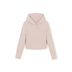 MLB  (3FHDB1261-50COP) 여성 베이직 슬림핏 와플 후드티