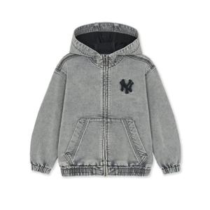 MLB키즈 베이직 져지데님 후드집업 (7AHDB046150GRL)