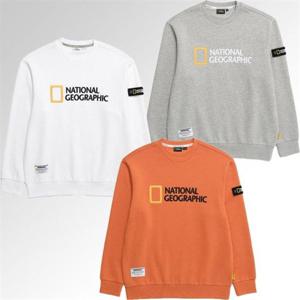 내셔널지오그래픽 MW N234USW060 폴리카터 빅 로고 풀기모 맨투맨 (공용) 331822