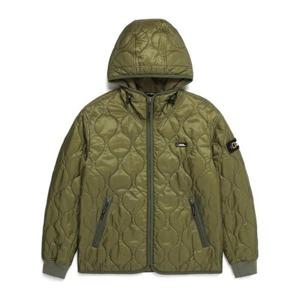 내셔널지오그래픽 N224UPD940 배색 포인트 퀼팅 후디 점퍼 332022