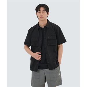 스노우피크 SNOWPEAK APPAREL 타슬란 투포켓 반팔 셔츠 (S25MMLSH50) Black S25MMLSH50BK 337923