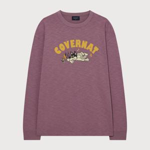 [커버낫]커버낫. 슬럽 빈티지 그래픽 롱슬리브 마젠타 CO2503LT2