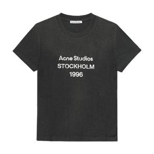 아크네스튜디오 CL0395 FADED BLACK 공용 반팔티