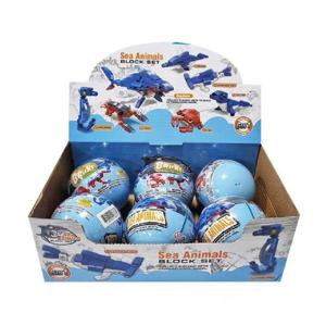 미니블럭 해양 캡슐블럭 /캡슐 안에 다양한 해양동물 _6개세트