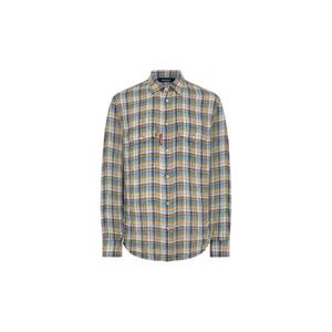 26 SS 디스퀘어드2 플레이드 포켓 리넨 셔츠 S74DM1006D35423 TP450631275