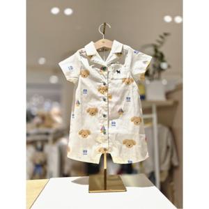 블루독베이비 10 26SS신상(CR)블루독썸머셔츠우주복(백일돌아기옷) (4631360107)