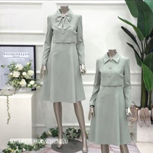 [미니멈]MD 투피스스타일 플레어원피스 MD MMYDAWO0410MT