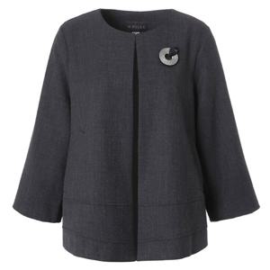 [마담포라]노카라 브롯치 A라인 자켓MC1JK422A