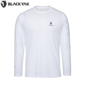 블랙야크 남성 봄 등산 아웃도어 긴팔티셔츠 폴라텍 델타 그래픽 긴팔티1 1BYRTSV003WH