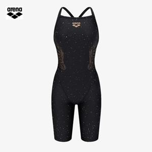 아레나 엔젤윙 A6SL1LH03 BLK (주머니백 증정) 여성 일반 테크백 4부 반신 실내수영복