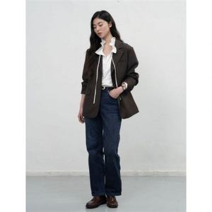 제너럴아이디어 오버핏 테일러드 자켓 [BROWN] WBE3L55505 383964