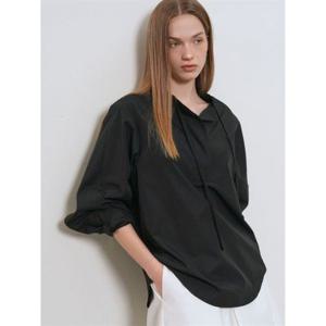 제너럴아이디어 슬릿 넥 케이프 블라우스 [BLACK] GF1LBL509 383862