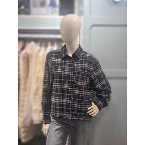 클리지 세이브존03 클리지 어텀 체크스트링 셔츠블라우스 AQCP7WBL11A