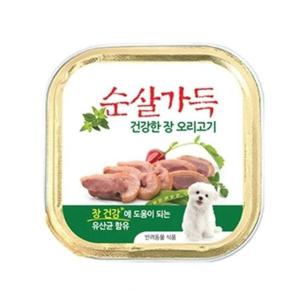 강아지캔간식 애견 캔 순살가득 건강한 장 오리고기 1캔 100g