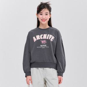 [오션스카이] 여아 볼륨 소매 절개 맨투맨 티셔츠-FAJG5156B09