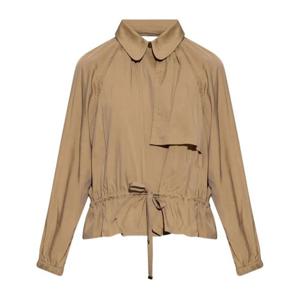 이자벨마랑 드로스트링 웨이스트 새틴 숏 재킷 VE0514FB D1I03I