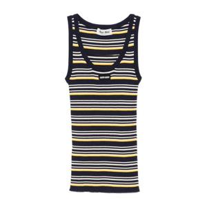 미우미우 스트라이프 스쿱넥 저지 탱크 탑 MMV341SOOO 1848 F00