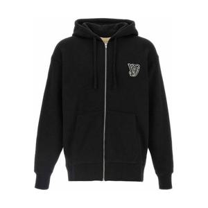 발렌티노 가라바니 VG 패치 코튼 후드 집업 V3MF29PB360NO Black