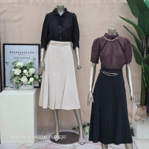 [미니멈]MD 체인 플레어 스커트 MD MMYBAWS6050 M_CJ