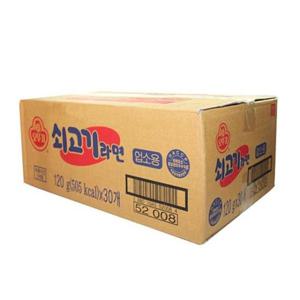 오뚜기라면 오뚜기 업소용 쇠고기라면120gX30개입(1박스)