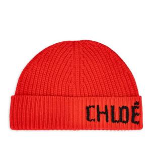 끌로에 조이풀 울 캐시미어 비니 CH26SKB03WCS 680 JOY RED