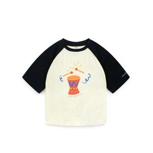 [쁘띠뮤] 시리얼라글란티셔츠(FMECT17_BK)