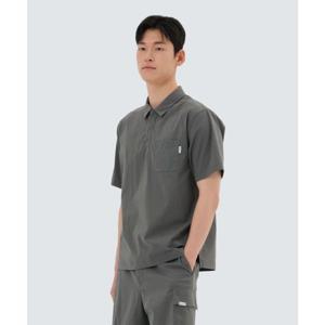 스노우피크 SNOWPEAK APPAREL 냉감 루트 포켓 반팔 폴로 티셔츠 (S25MMRPS60) Dark Gray S25MMRPS60DG 337722