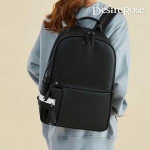 [디자이어로즈][디자이어로즈] 가죽백팩 라운드백팩 노트북백팩