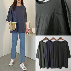 [강물처럼]위쉬몰 NO 마리오버포켓박스반팔티(C505H407) 빅사이