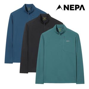 네파 남성 패스파인더 베이직 긴팔 집업 티셔츠 7M15401