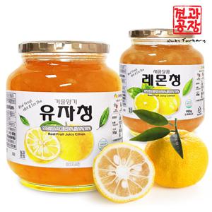유자청 1kg + 레몬청 950g