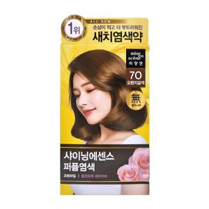 미쟝센 올뉴 샤이닝 에센스 염색약 7O 오렌지갈색