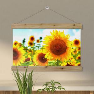 아트박스/꾸밈 th260-우드스크롤_60CmX40Cm-해바라기꽃그림9